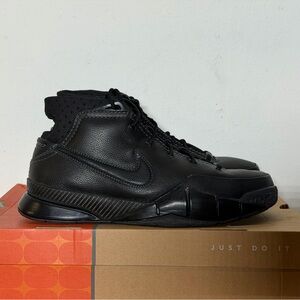 Nike Zoom Kobe 1 BLACK MAMBA Triple Black 2006 Sneakers 313143-001 Men’s Size 10